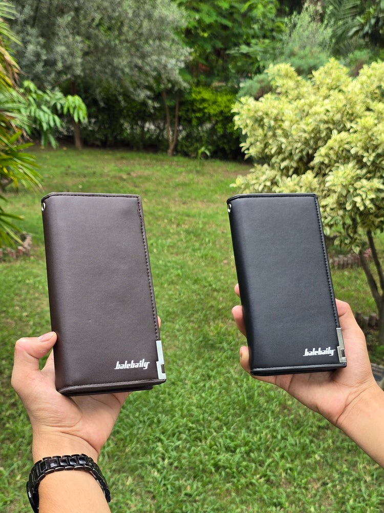 BALLERY LONG LEATHER WALLET + FREE SMALL WALLET