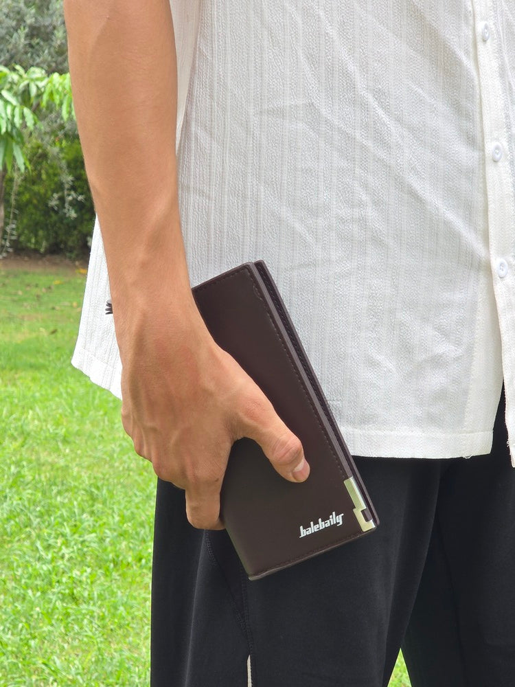 BALLERY LONG LEATHER WALLET + FREE SMALL WALLET