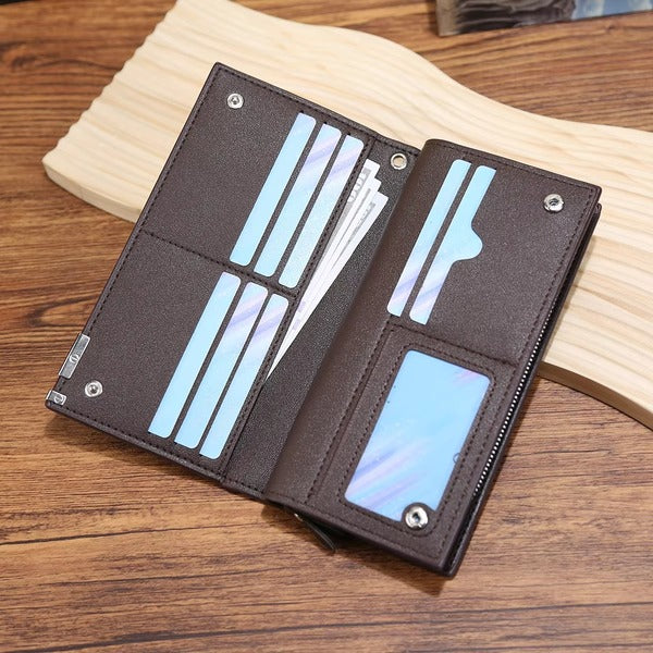 BALLERY LONG LEATHER WALLET + FREE SMALL WALLET