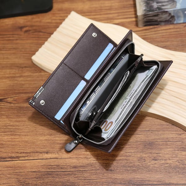 BALLERY LONG LEATHER WALLET + FREE SMALL WALLET
